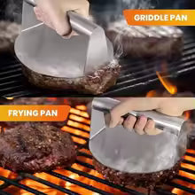 Stainless Steel Meat Pie Making Tool House Kitchen Meat Press Cake Pressing Die Hamburger Patties Meat Grinder Decompress Tool