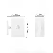 Smart Wireless Remote Control Button Pusher - Hands-Free Light Switch for Lazy Home Automation, No Wiring Needed