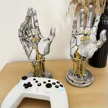 Cyberpunk 3D Gamepad Holder, Multi-functional Desktop Decoration Sci-Fi Mechanical Style Decoration Home Perfect Match 1pc