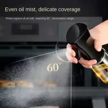 Oil Spray for Cooking Olive Oil Dispenser Plastic Bottle Sprayer Mist-Reusable Food Grade Oil Vinegar Spray Kitchen Accessories