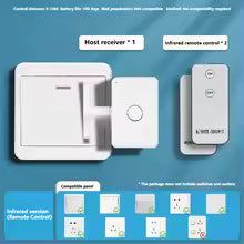Smart Wireless Remote Control Button Pusher - Hands-Free Light Switch for Lazy Home Automation, No Wiring Needed
