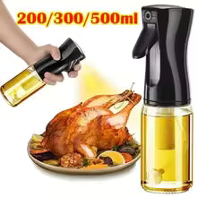 Oil Spray for Cooking Olive Oil Dispenser Plastic Bottle Sprayer Mist-Reusable Food Grade Oil Vinegar Spray Kitchen Accessories