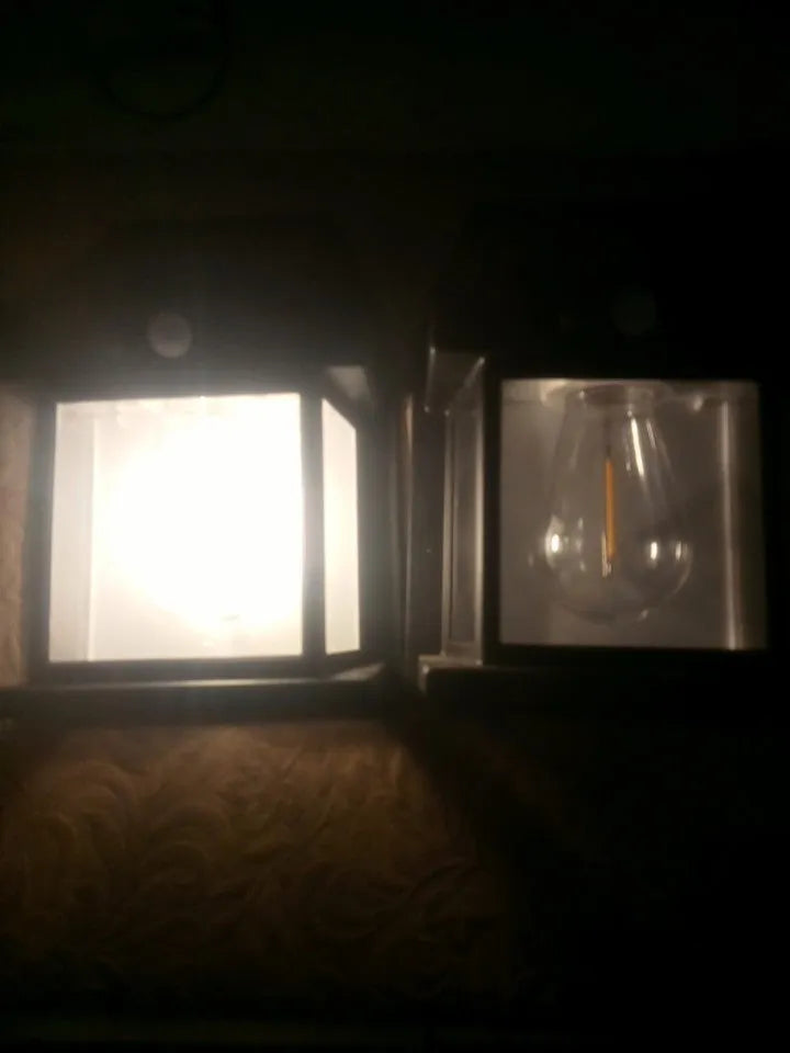 Solar Wall Lamp, Solar Sensor Light, Human Body Induction Light Operated Outdoor Wall Lamps, Home Decorative Wall Lamp Lights, Solar Garden Lights